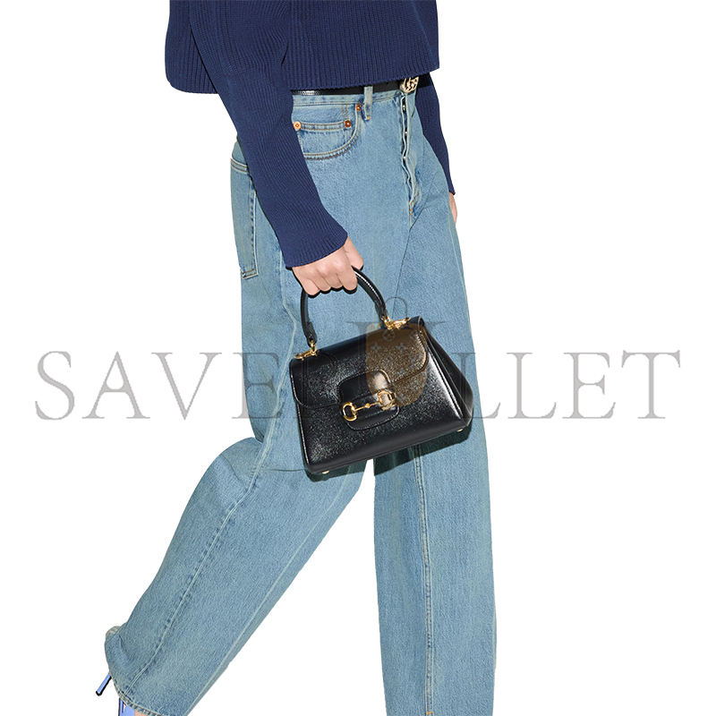 GUCCI HORSEBIT 1955 SMALL TOP HANDLE BAG 703848 (22*15*11.5cm)